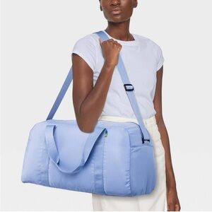 Open Story 30L Water Repellent
Recycled Polyester Packable Duffel Bag - Blue